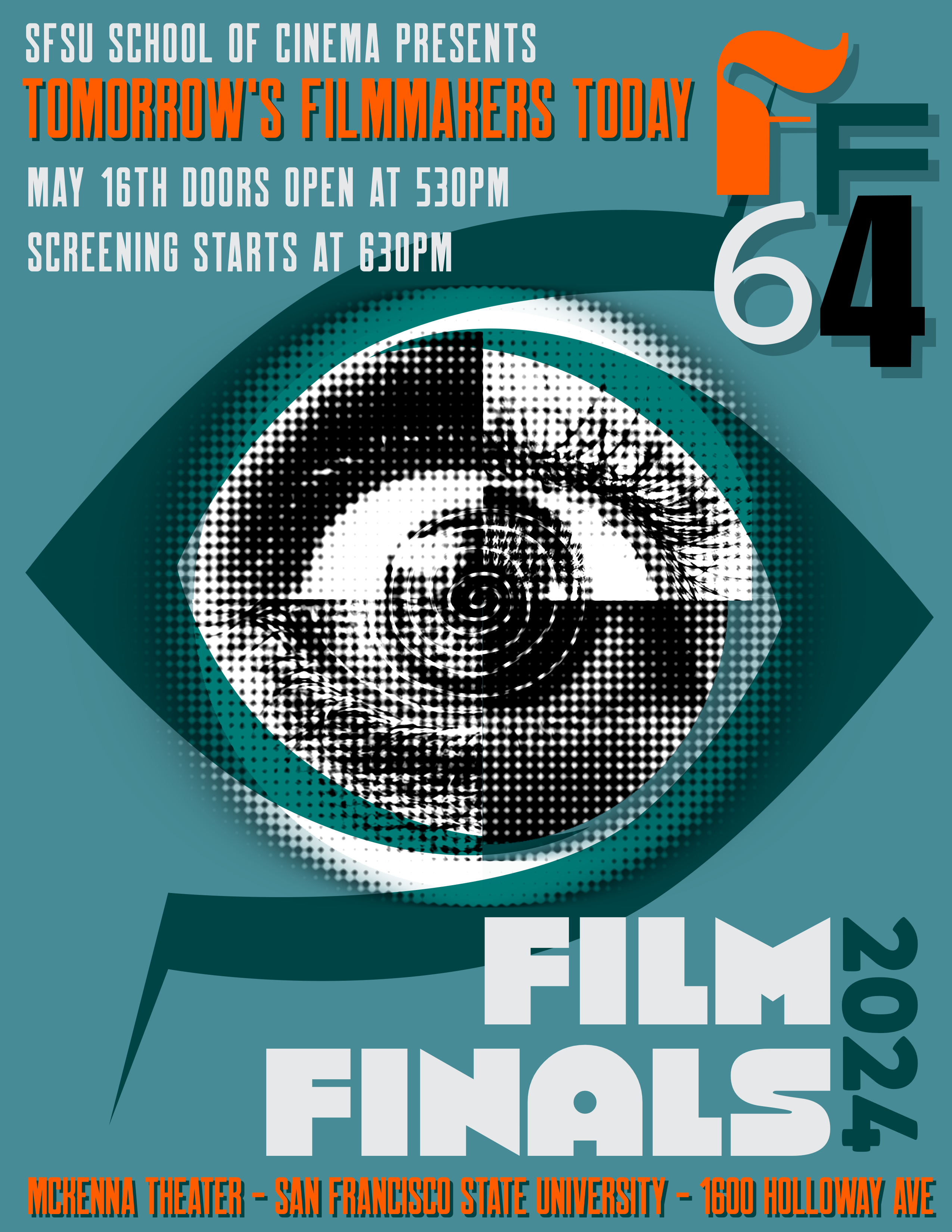 SFSU Cinema Film Finals Poster